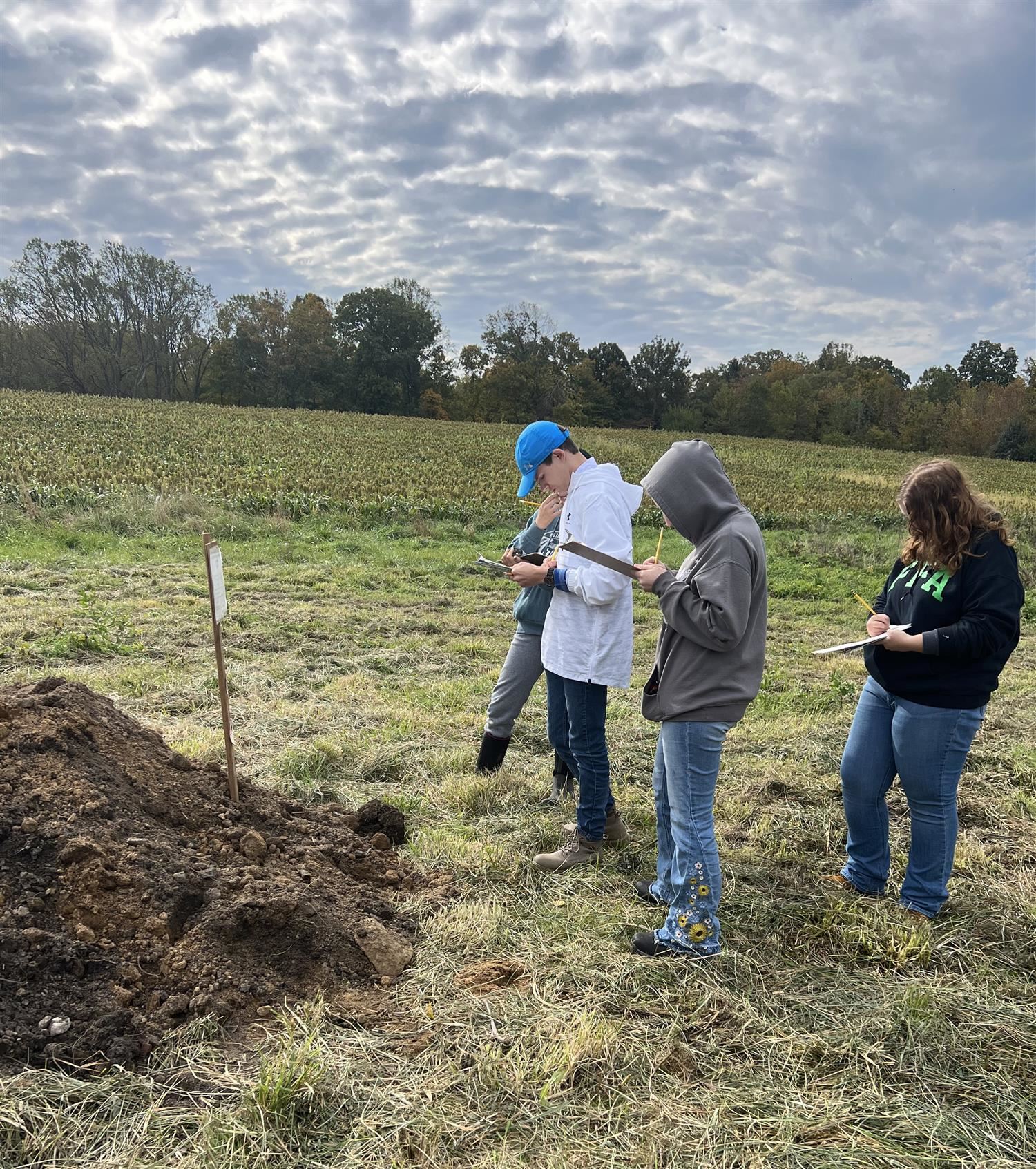  Allegany High School FFA Students Compete at State Land Judging Competition